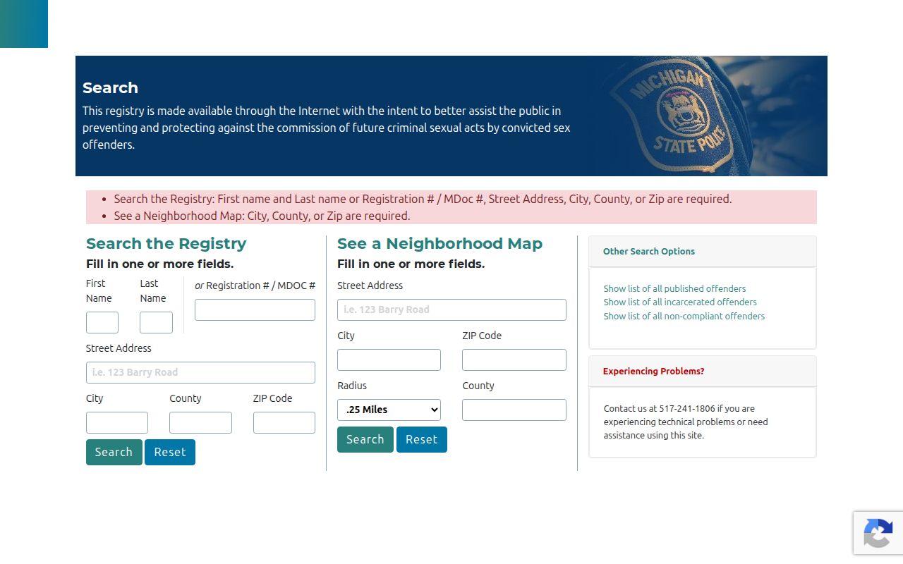 Novi residents directory Michigan public safety registry search